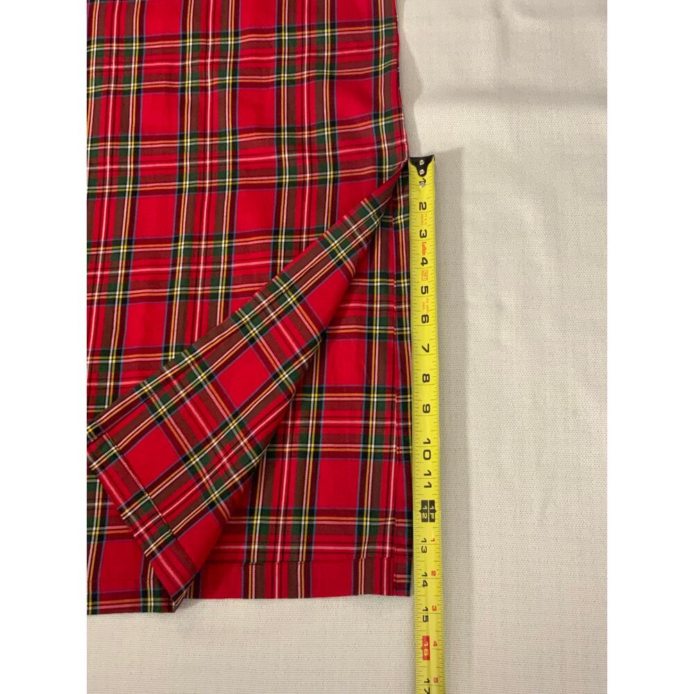 HOUSE OF MBR RED TARTAN BOUVIER LONG $385 NWT SIZE XL - Picture 8 of 14